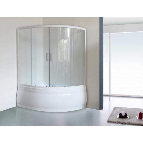 Шторка на ванну Royal Bath Alpine RB 170ALP-T 170 см, прозрачное стекло купить в Москве по цене от 34700р. в интернет-магазине mebel-v-vannu.ru