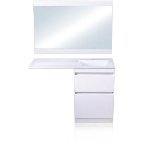 Зеркало Style Line Даллас 120 Люкс, белое купить в Москве по цене от 9800р. в интернет-магазине mebel-v-vannu.ru