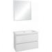 Комплект мебели Style Line Даймонд 80 Люкс Plus подвесной, белая купить в Москве по цене от 39685р. в интернет-магазине mebel-v-vannu.ru