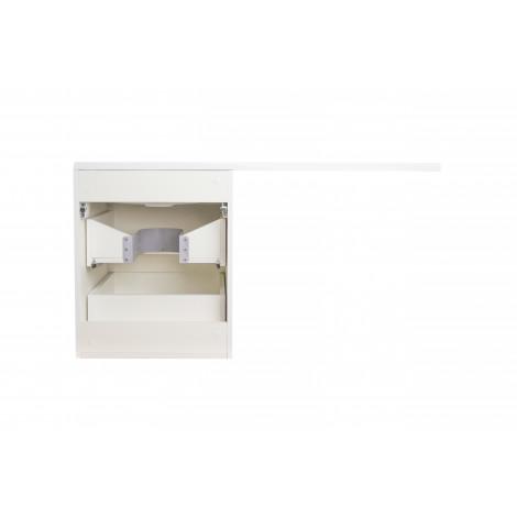 Комплект мебели Style Line Даллас 110 Люкс Plus подвесной, белая купить в Москве по цене от 37970р. в интернет-магазине mebel-v-vannu.ru