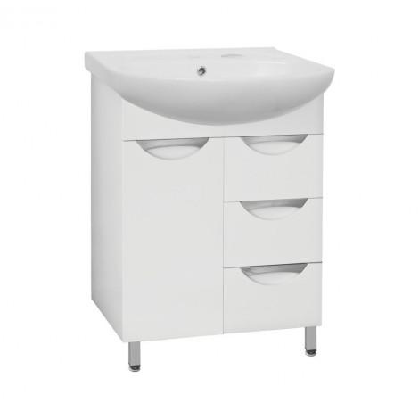Тумба с раковиной Style Line Жасмин 65 раковина Стелла купить в Москве по цене от 12750р. в интернет-магазине mebel-v-vannu.ru