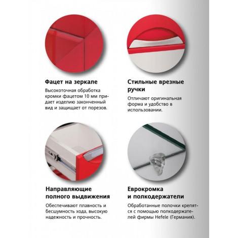Зеркало-шкаф Style Line Жасмин 60 купить в Москве по цене от 8270р. в интернет-магазине mebel-v-vannu.ru