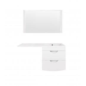 Комплект мебели Style Line Жасмин-2 60 Люкс Plus подвесной, белая