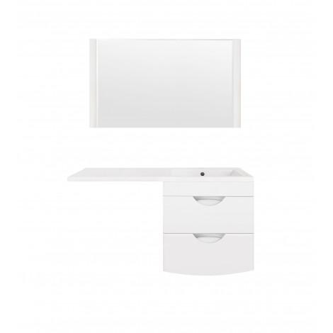 Комплект мебели Style Line Жасмин-2 60 Люкс Plus подвесной, белая купить в Москве по цене от 39261р. в интернет-магазине mebel-v-vannu.ru