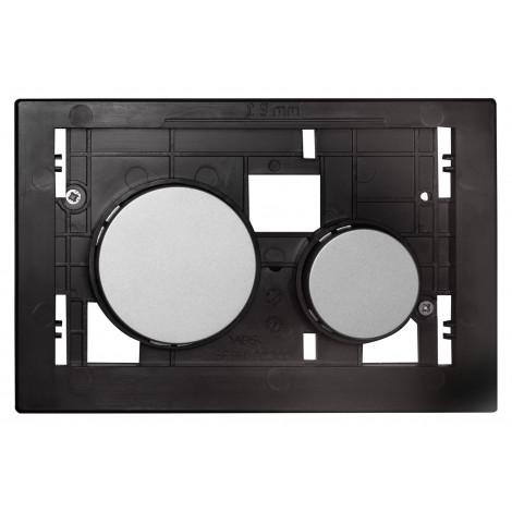 Кнопка смыва TECE Loop Modular 9240665 кнопка хром матовый, стекло на выбор купить в Москве по цене от 16500р. в интернет-магазине mebel-v-vannu.ru