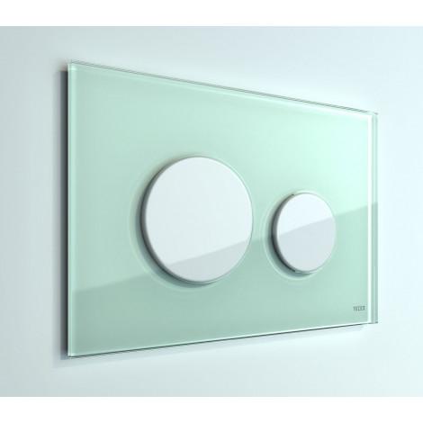 Кнопка смыва TECE Loop 9240651 зеленое стекло, кнопка белая 9240651 купить в Москве по цене от 17290р. в интернет-магазине mebel-v-vannu.ru