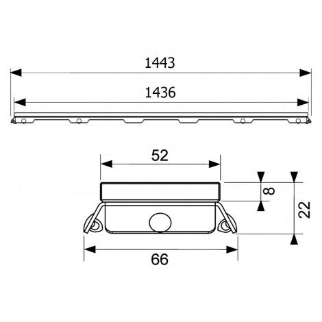 Решетка TECE TECEdrainline 6 015 90 150 см зеленая 601590 купить в Москве по цене от 78700р. в интернет-магазине mebel-v-vannu.ru