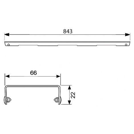 Решетка TECE TECEdrainline Basic 6 009 10 90 см 600910 купить в Москве по цене от 18500р. в интернет-магазине mebel-v-vannu.ru