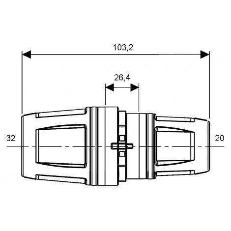 Муфта TECE TECElogo PPSU 32x20 8710632 купить в Москве по цене от 3000р. в интернет-магазине mebel-v-vannu.ru