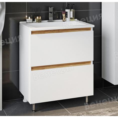 Комплект мебели Венеция Bianco 65 белый купить в Москве по цене от 57980р. в интернет-магазине mebel-v-vannu.ru