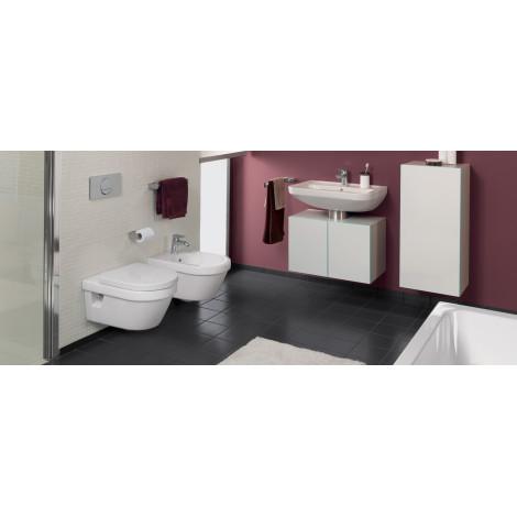 Комплект Унитаз подвесной Villeroy & Boch Omnia Architectura 5684HR01 alpin, безободковый + Система инсталляции для унитазов Geberit Duofix Delta 458 купить в Москве по цене от 35970р. в интернет-магазине mebel-v-vannu.ru