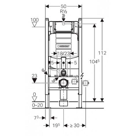 Комплект Чаша Villeroy & Boch Subway 2.0 56001001 + Инсталляция Geberit Duofix Sigma 111.362.00.5 + Кнопка смыва + Крышка-сиденье с микролифтом купить в Москве по цене от 67648р. в интернет-магазине mebel-v-vannu.ru