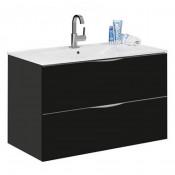 Тумба с раковиной Vod-ok Марко 80 Черная (раковина Classic 80) купить в Москве по цене от 33165р. в интернет-магазине mebel-v-vannu.ru