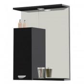 Зеркало-шкаф Vod-ok Марко 60 Черное купить в Москве по цене от 8440р. в интернет-магазине mebel-v-vannu.ru