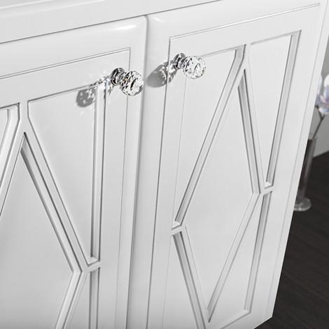 Тумба с раковиной Vod-ok Мишель 90-100 напольная (2 двери) купить в Москве по цене от 149798р. в интернет-магазине mebel-v-vannu.ru